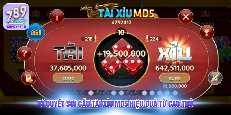 Bí quyết soi cầu tài xỉu MD5 hiệu quả từ cao thủ